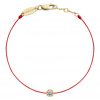 Pure No 1 Bracelet in Yellow Gold & Classic Red
