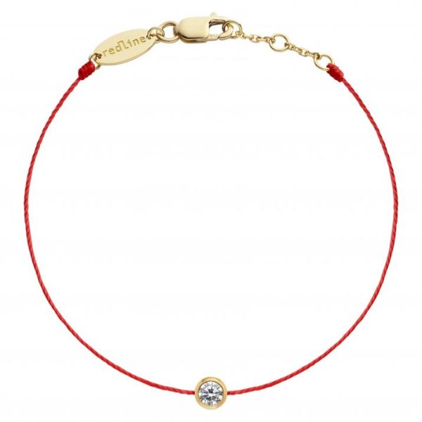 Pure No 1 Bracelet in Yellow Gold & Classic Red
