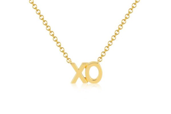 Gold XO Necklace