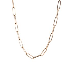 Extra Large Solid Paperclip Chain in 14K Yellow Gold - 18 Inch