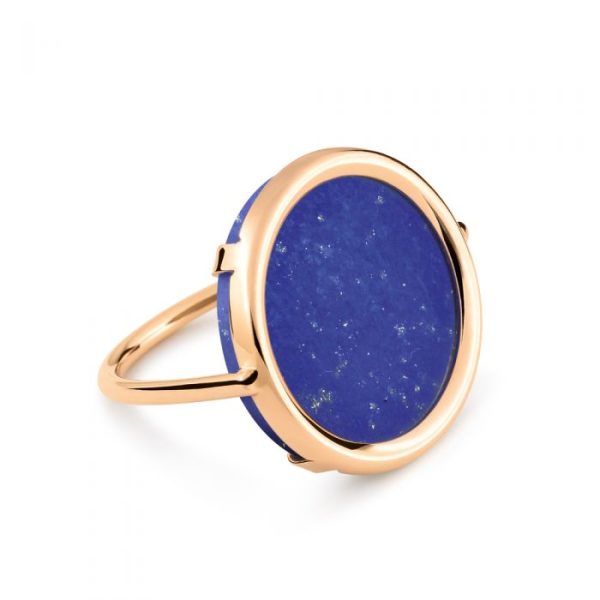 Ever Lapis Disc Ring Size 6