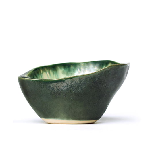 Jewelry Bowl in Mint & Charcoal