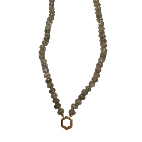 18” Labradorite Bead Foundation Necklace
