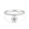 Astor II Setting in 18K White Gold