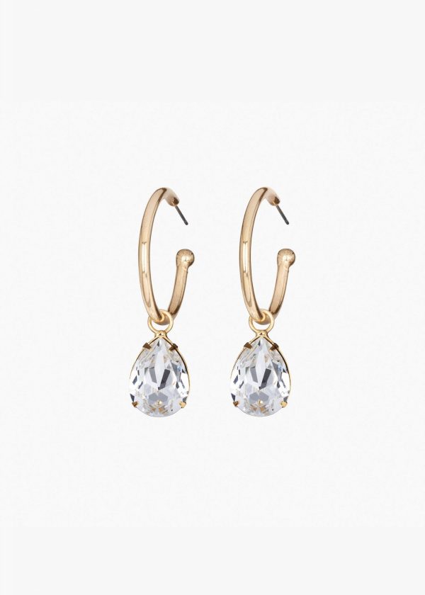 Jane Hoop Earrings Diamond