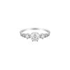 Catherine Engagement Ring Setting in 18K White Gold