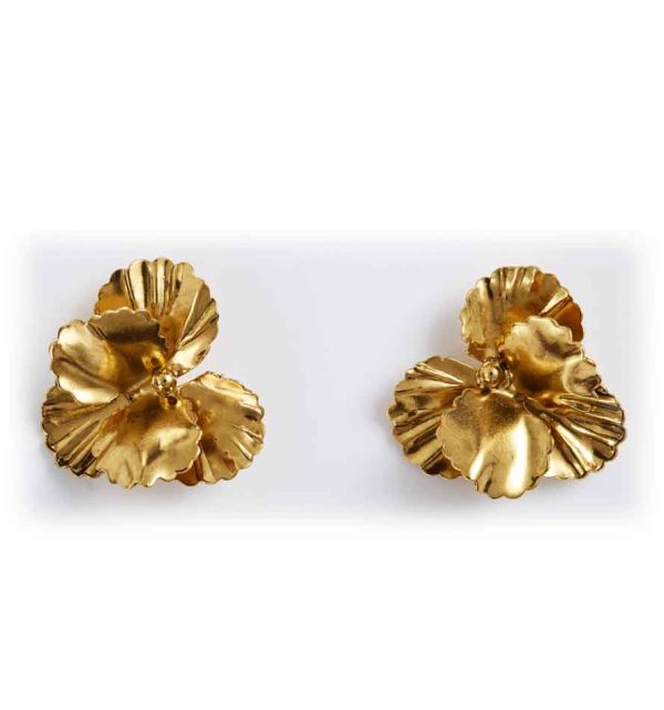 Pansy Earring – Gold
