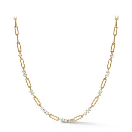 Pia Chain Necklace in 18K Yellow Gold