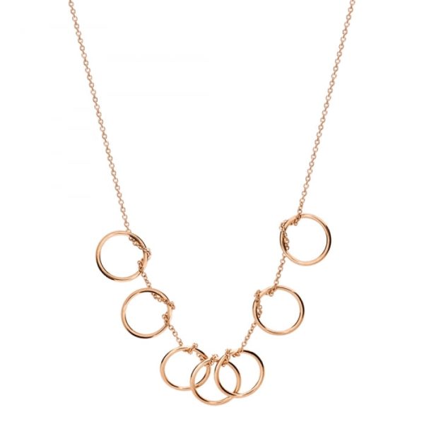 Tiny Seven Circles Necklace