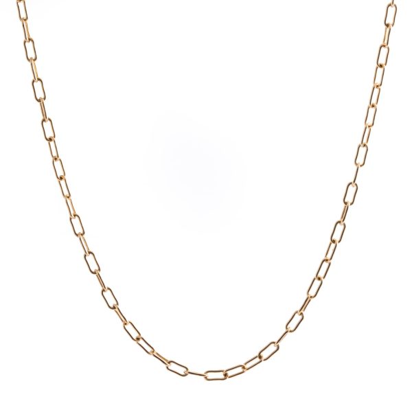 Medium Oval Cable Chain in 14K Yellow Gold