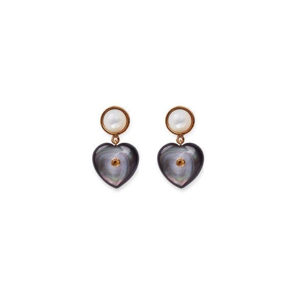 Forevermore Earrings – Black Pearl
