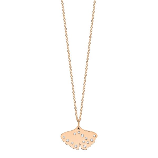 Mini Diamond Gingko on Chain