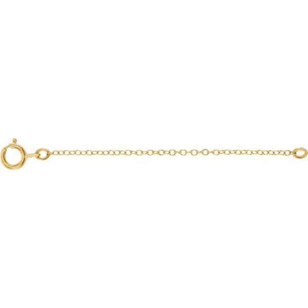 2.25″ Chain Extender in 14K Yellow Gold