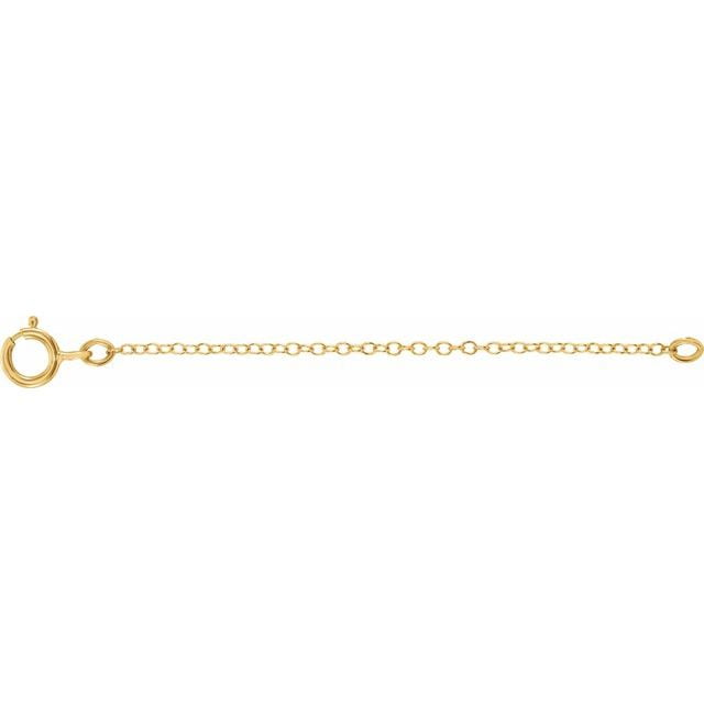 2.25 Chain Extender in 14K Yellow Gold - M. Flynn