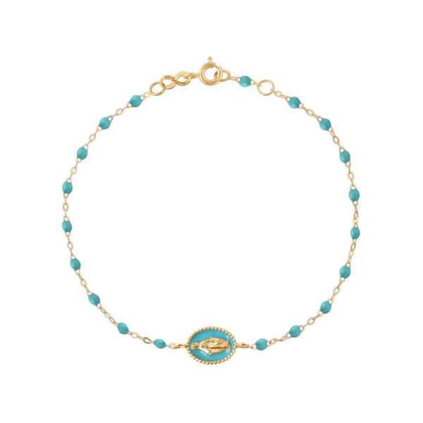 Classic Madone Bracelet in Turquoise Enamel