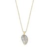 Yellow Gold Palm Leaf Necklace