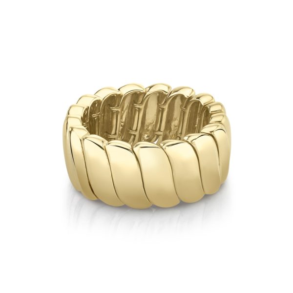 Yellow Gold Large Zoe Ring
