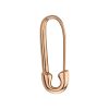 (Single) Safety Pin Earring in 18K Rose Gold