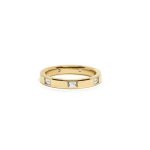 Baguette Diamond Les Points Stackable Band