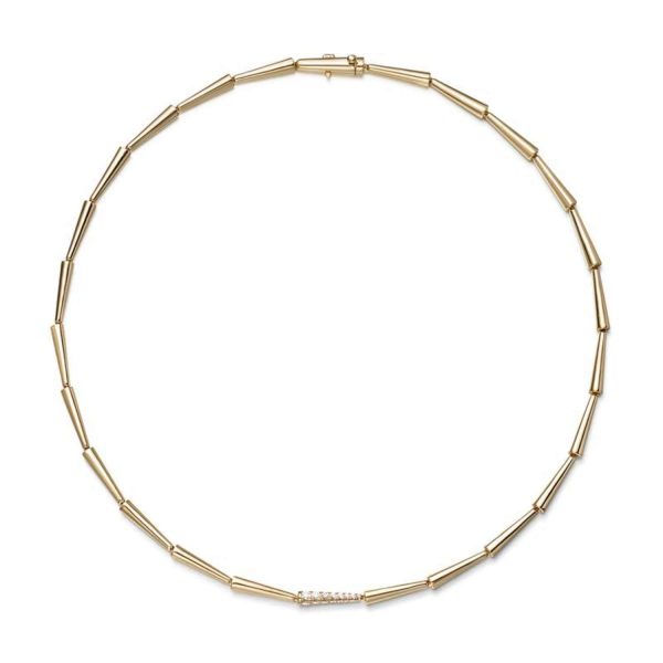 Lola Linked Necklace Yellow Gold