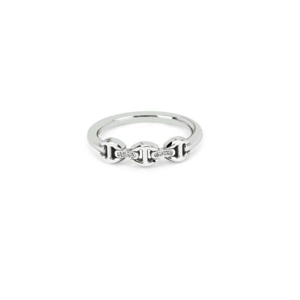 Micro Makers Eternity Diamond Ring in White Gold