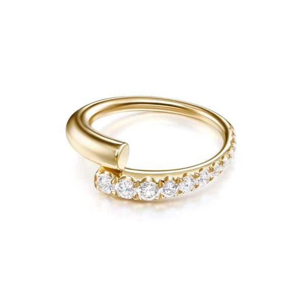 Lola Ring Partial Diamond