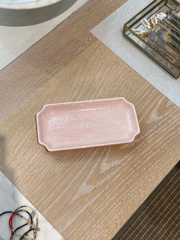 Small Fluted Tray Ballet/Grapefruit