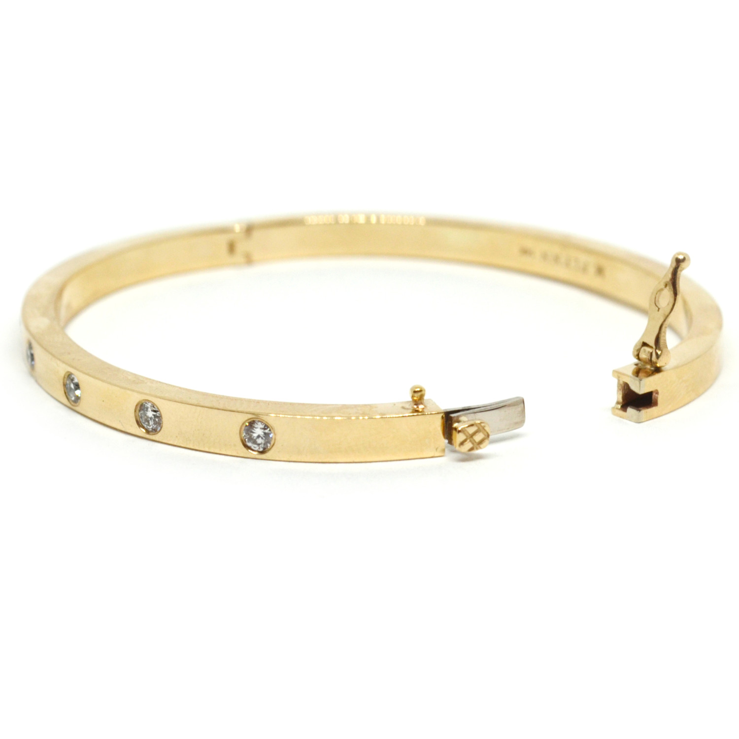 Baguette Diamond Les Points Stackable Band - M. Flynn