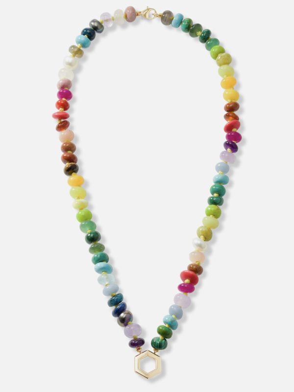 18” Rainbow Bead Foundation Necklace