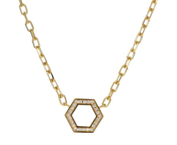 18″ Diamond Foundation Cable Chain Necklace