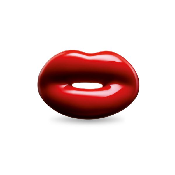 Hotlips Ring in Classic Red