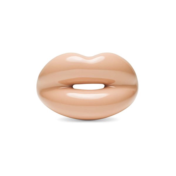 Hotlips Ring in Nude