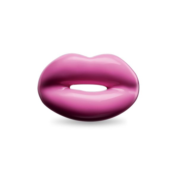 Hotlips Ring in Bubblegum Pink
