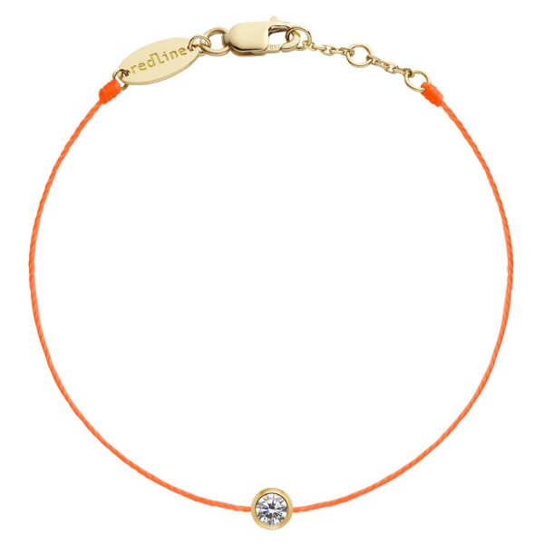Pure No 1 Bracelet in Yellow Gold and Orange