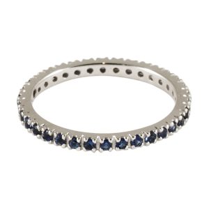 Baguette Diamond Les Points Stackable Band - M. Flynn