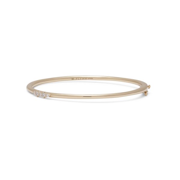 Ava Partial Diamond Bangle