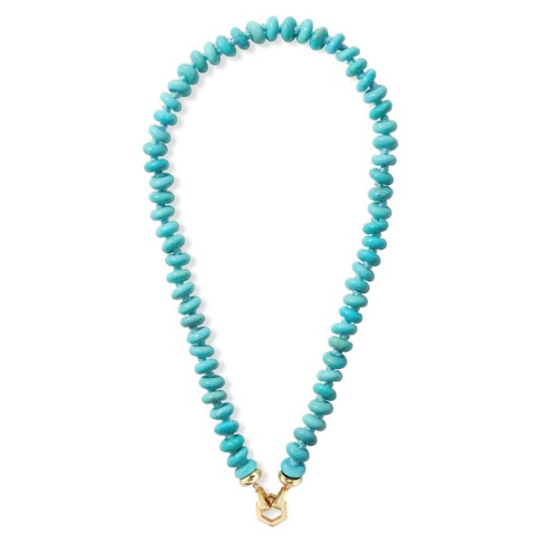 18″ Turquoise Bead Foundation Necklace