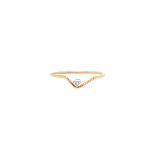 Check Mark Prong Diamond Ring Size 6