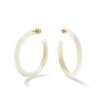 Cream Medium Groovy Jelly Hoops