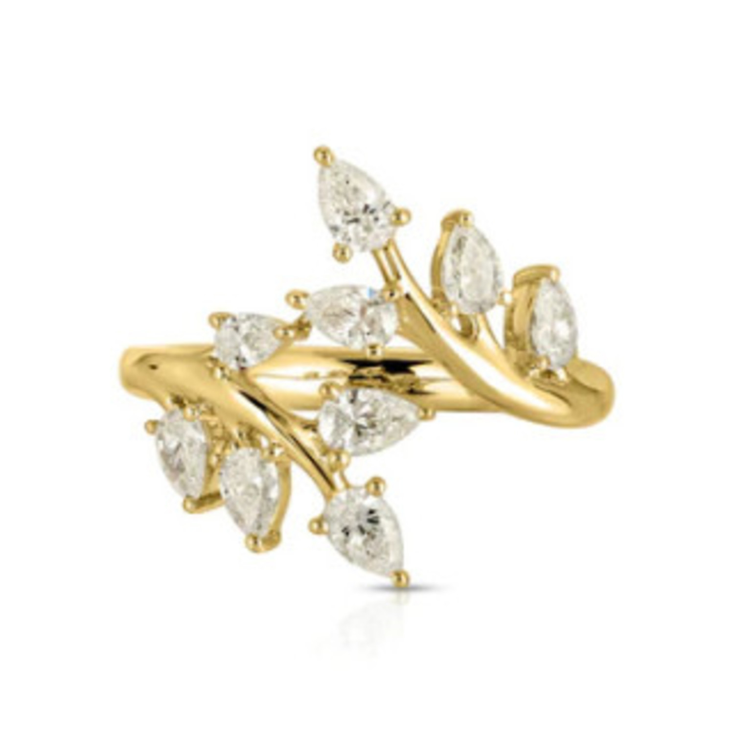 Ivy Diamond Ring in 18K Yellow Gold