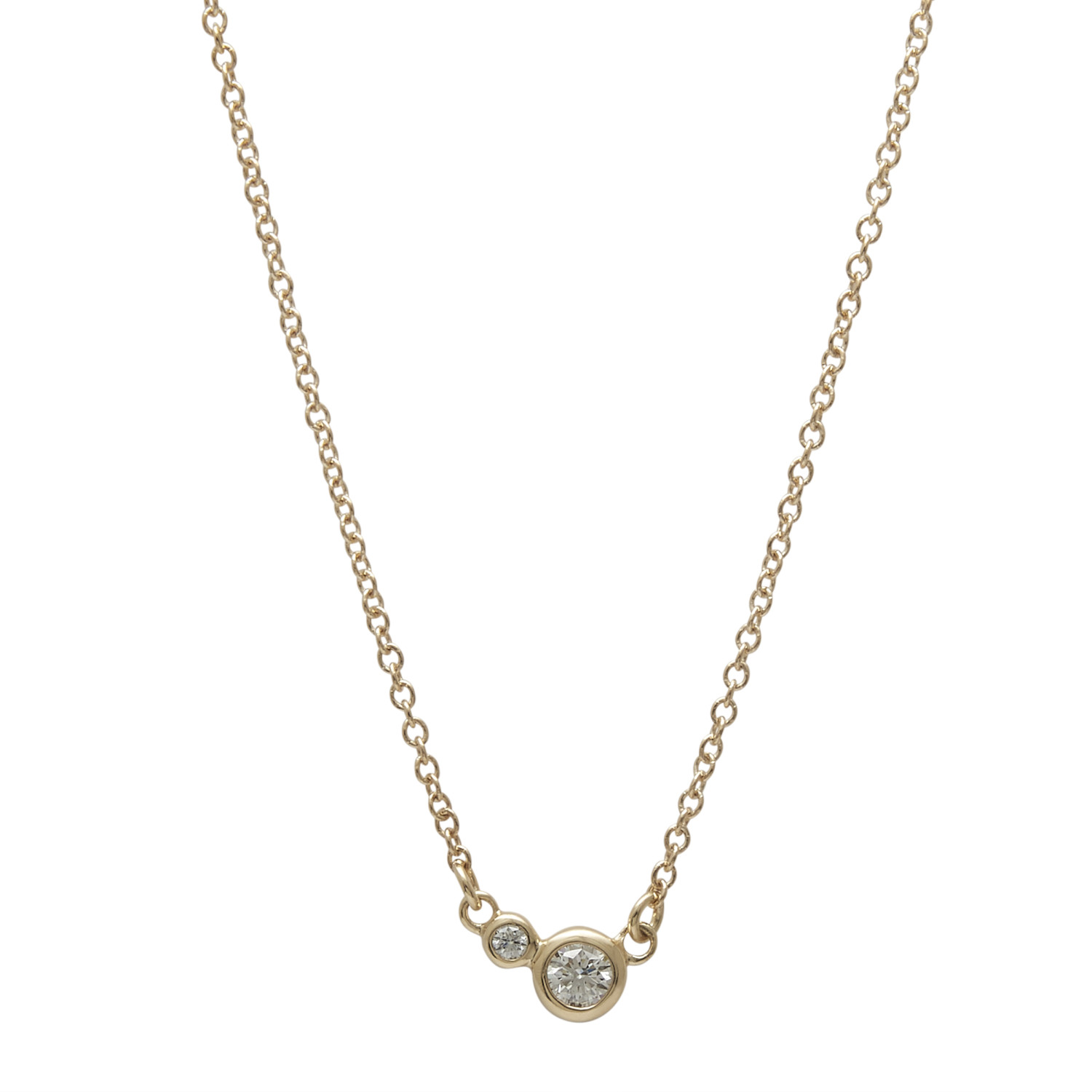 Mini Capella Necklace with Diamonds