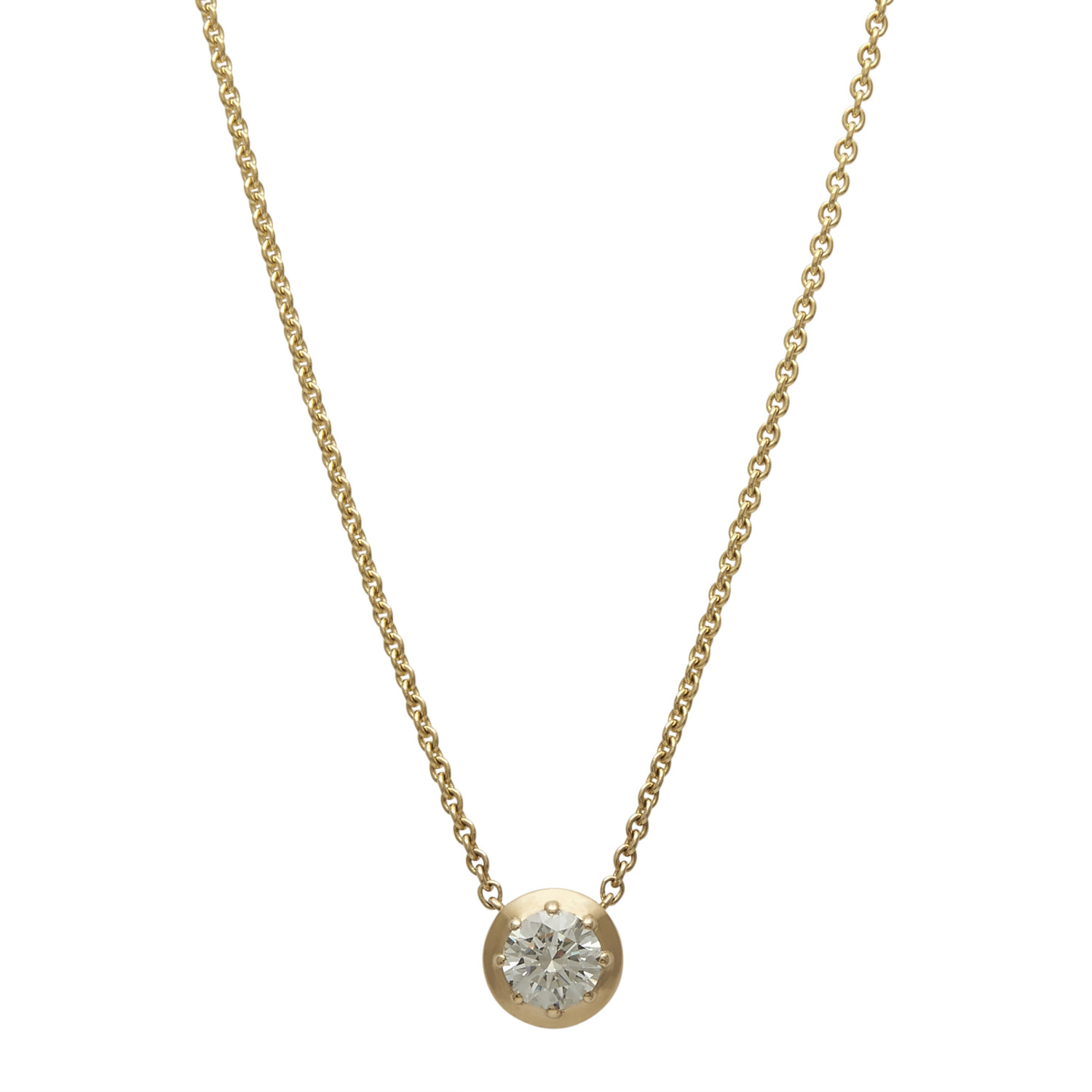 Lilly Illusion Diamond Solitaire Pendant