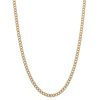 Large Curb Chain in 14K Yellow Gold - 18 Inch