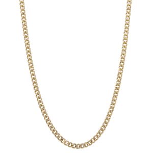 Large Curb Chain in 14K Yellow Gold - 18 Inch