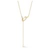 Lola Lariat Necklace in 18K Yellow Gold