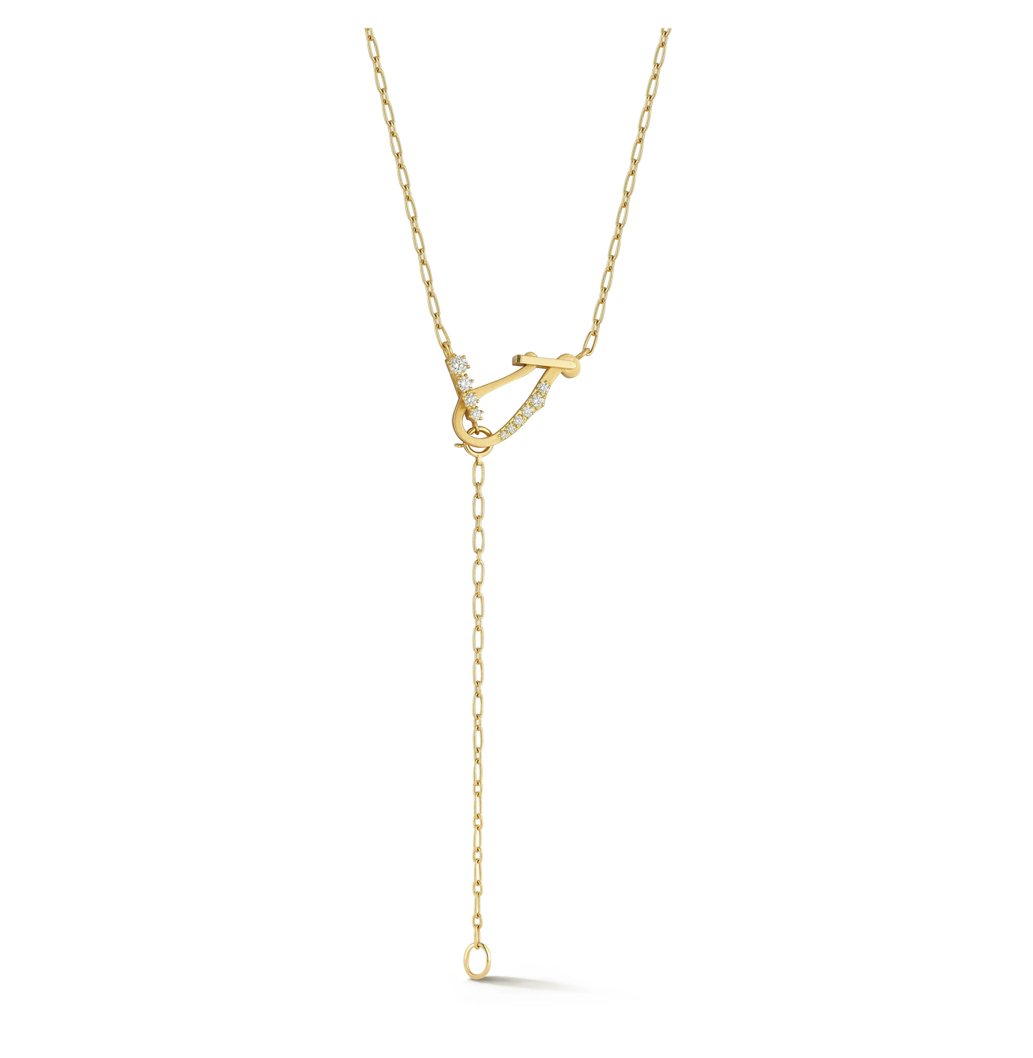 Lola Lariat Necklace in 18K Yellow Gold