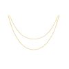 Double Strand Liquid Gold Necklace in 14K Yellow Gold