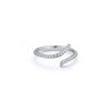 Faye Pave Wrap Band in Platinum - Size 6.5