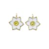 Daffodil Earrings in 18K Yellow Gold