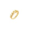 Jumbo Slinkee Pinky Ring in 18K Yellow Gold